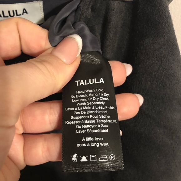 Talula dark grey suede skirt size 8 - Picture 4 of 4